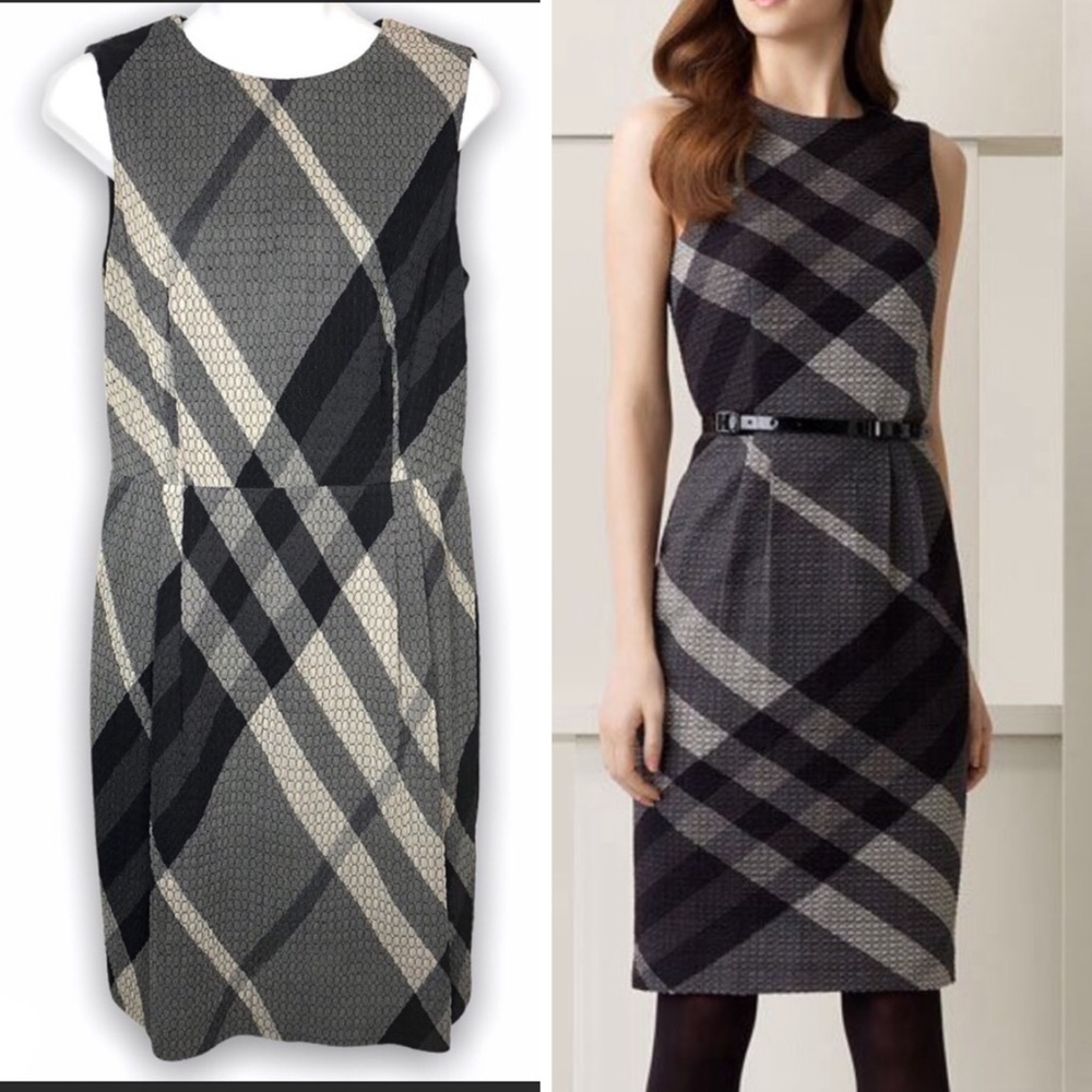 Burberry London dress nova plaid check size 8